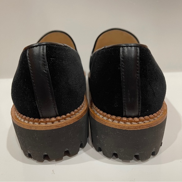 Jon Josef Anthropologie Womens Gogo Lug Sole Loafers Size US 10 EUR 40 Black - Picture 8 of 16